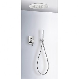 Душевая система Tres Max-Tres с верхним и ручным душем хром 06218009