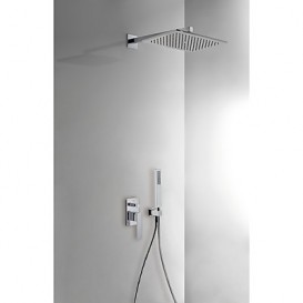 Душова система Tres Slim-Tres з верхнім і ручним душем хром 20218006