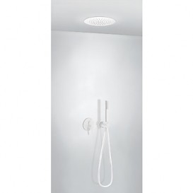 Душова система Tres Study colors з верхнім і ручним душем білий матовий 26218099BM