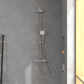 Душева система Villeroy & Boch Universal Showers з термостатом хром TVS10900200061