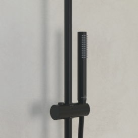 Душева система Villeroy & Boch Universal Showers із термостатом матовий чорний TVS000031000K5