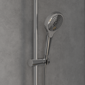 Душева система Villeroy & Boch Verve Showers із термостатом хром TVS10900500061