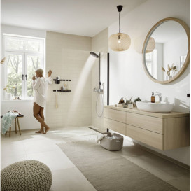 Душевая стойка для душа Hansgrohe Pulsify Showerpipe с термостатом хром 24240000