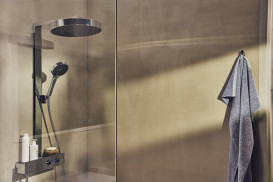 Душевая стойка для душа Hansgrohe Rainfinity Showerpipe 360 1jet с термостатом хром 26853000