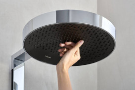 Душевая стойка для душа Hansgrohe Rainfinity Showerpipe 360 1jet с термостатом хром 26853000