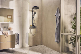 Душевая стойка для душа Hansgrohe Rainfinity Showerpipe 360 1jet с термостатом хром 26853000
