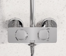 Душевая стойка для душа Kludi Cockpit Explorer с термостатом хром 8005005-00