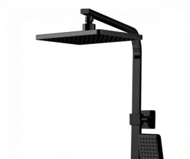 Душова стійка для душа Volle De la Noche з термостатом чорний 10-40-9300-black