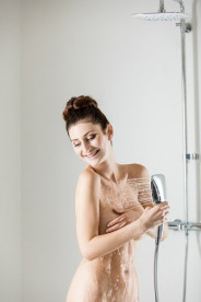 Душевая стойка для ванны Ravak Termo с термостатом и верхним душем глянцевый хром X070163