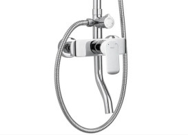 Душова стійка для ванни Rea Bloom зі змішувачем хром REA-P9527