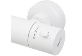 Душевая стойка для ванны Rea Lungo с термостатом белый REA-P6608