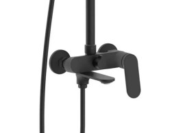 Душевая стойка для ванны Rea Marco со смесителем черный REA-P8545