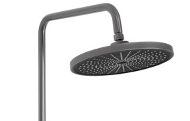 Душевая стойка для ванны Rea Marco со смесителем графит REA-P5600