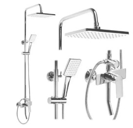 Душова стійка для ванни Rea Maximus із змішувачем хром REA-P2411