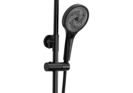 Душевая стойка для ванны Rea Rebel со смесителем черный REA-P2416