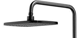 Душова стійка для ванни Rea Rob з термостатом чорний REA-P6627