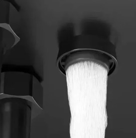 Душова стійка для ванни Rea Rob із термостатом нікель REA-P6624