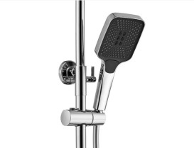 Душова стійка для ванни Rea Rob з термостатом хром REA-P6626