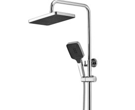 Душевая стойка для ванны Rea Rob с термостатом хром REA-P6626