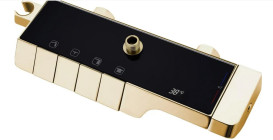 Душова стійка для ванни Rea Rob із термостатом золото REA-P6625