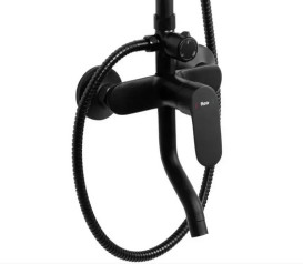 Душевая стойка для ванны Rea Salton со смесителем черный REA-P2409