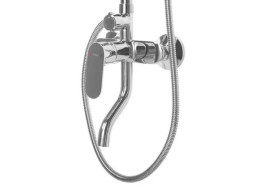 Душевая стойка для ванны Rea Salton со смесителем хром REA-P2408