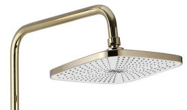 Душова стійка для ванни Rea Storm 2.0 із змішувачем золото REA-P9530