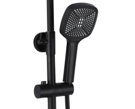 Душевая стойка для ванны Rea Storm 2.0 со смесителем черный REA-P9532