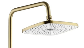 Душова стійка для ванни Rea Storm 2.0 із змішувачем матове золото REA-P9535