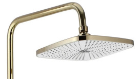 Душевая стойка для ванны Rea Storm со смесителем золото REA-P9531