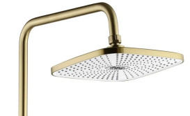 Душова стійка для ванни Rea Storm із змішувачем матове золото REA-P9536