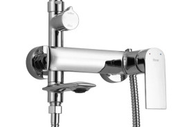 Душова стійка для ванни Rea Veneta зі змішувачем хром REA-P7843