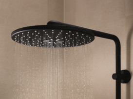 Душевая стойка Grohe Euphoria Smart Control System 310 Duo с термостатом фантомный черный 22120KF0