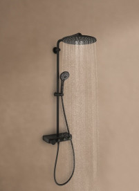 Душевая стойка Grohe Euphoria Smart Control System 310 Duo с термостатом фантомный черный 22120KF0