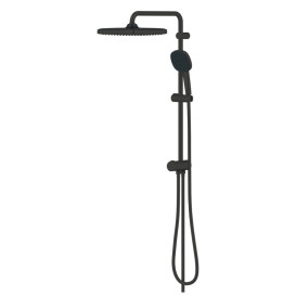 Душевая стойка Grohe Quickfix Vitalio Comfort 250 с верхним и ручным душем черный матовый 266982431