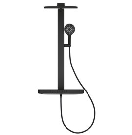 Душевая стойка Grohe Rainshower Aqua Pure с термостатом фантомный черный 100962KF00