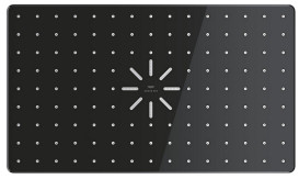 Душевая стойка Grohe Rainshower Aqua Pure с термостатом хром/черный 100962KI00