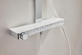 Душевая стойка Grohe Rainshower Aqua Pure с термостатом хром 1009640000