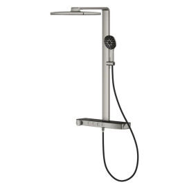 Душова стійка Grohe Rainshower Aqua Pure із термостатом суперсталь 100962DC00