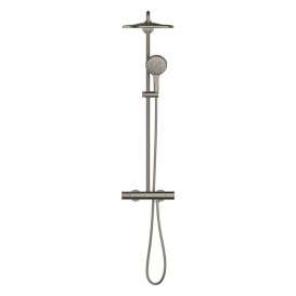 Душова стійка Grohe Rainshower SmartActive 310 із термостатом графіт темний матовий 26836AL0