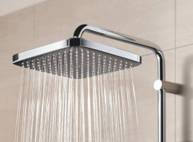 Душевая стойка Grohe Vitalio Start 250 Cube с верхним и ручным душем хром 26698000