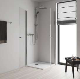 Душевая стойка Grohe Vitalio Start 250 Cube с верхним и ручным душем хром 26698000