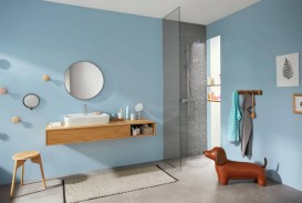 Душевая стойка Hansgrohe Croma E Showerpipe 280 1jet с верхним и ручным душем хром 27630000