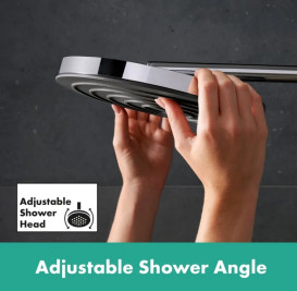Душевая стойка Hansgrohe Pulsify S Puro Showerpipe 260 1jet EcoSmart с термостатом хром 24232000