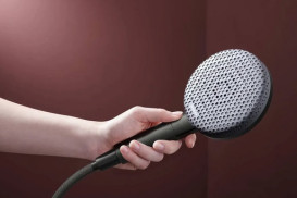 Душова стійка Hansgrohe Raindance Alive S Puro 300 1jet EcoSmart із термостатом чорний матовий хром 24593340