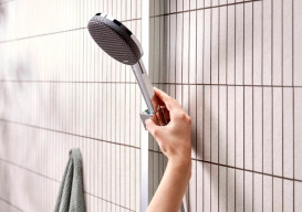 Душова стійка Hansgrohe Raindance Alive S 300 2jet з термостатом ShowerSelect Comfort хром 24595000