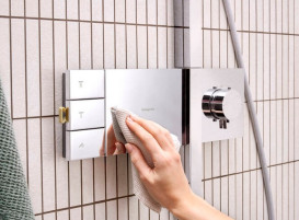 Душевая стойка Hansgrohe Raindance Alive S 300 2jet EcoSmart  с термостатом ShowerSelect Comfort хром 24596000