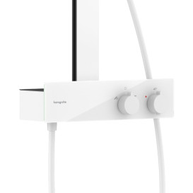 Душова стійка Hansgrohe Raindance E 300 1jet із термостатом ShowerTablet білий матовий 27361700