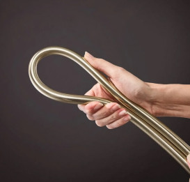 Душова стійка Hansgrohe Raindance S 240 1jet EcoSmart+ із термостатом бронза 28825140