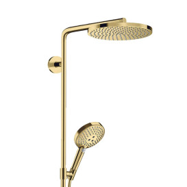 Душова стійка Hansgrohe Raindance S 240 1jet EcoSmart+ з термостатом золото 28825990